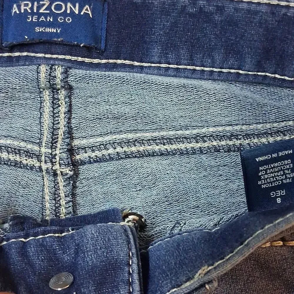 Lot Of 3 Girls Jeans Arizona Jeans Co Place Super Skinny Celebrity Pink